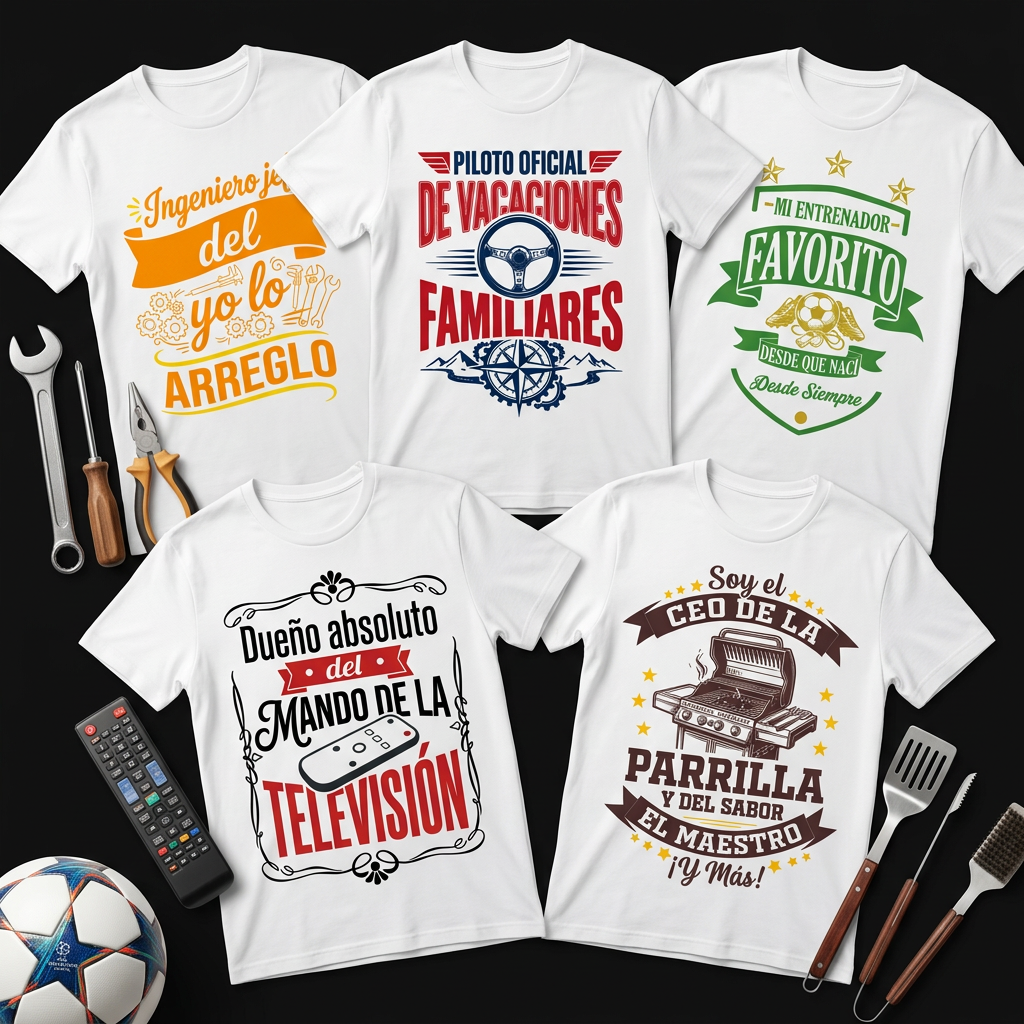 Camiseta Día del Padre Ingeniero Jefe del “Yo lo Arreglo” - Imagen 2